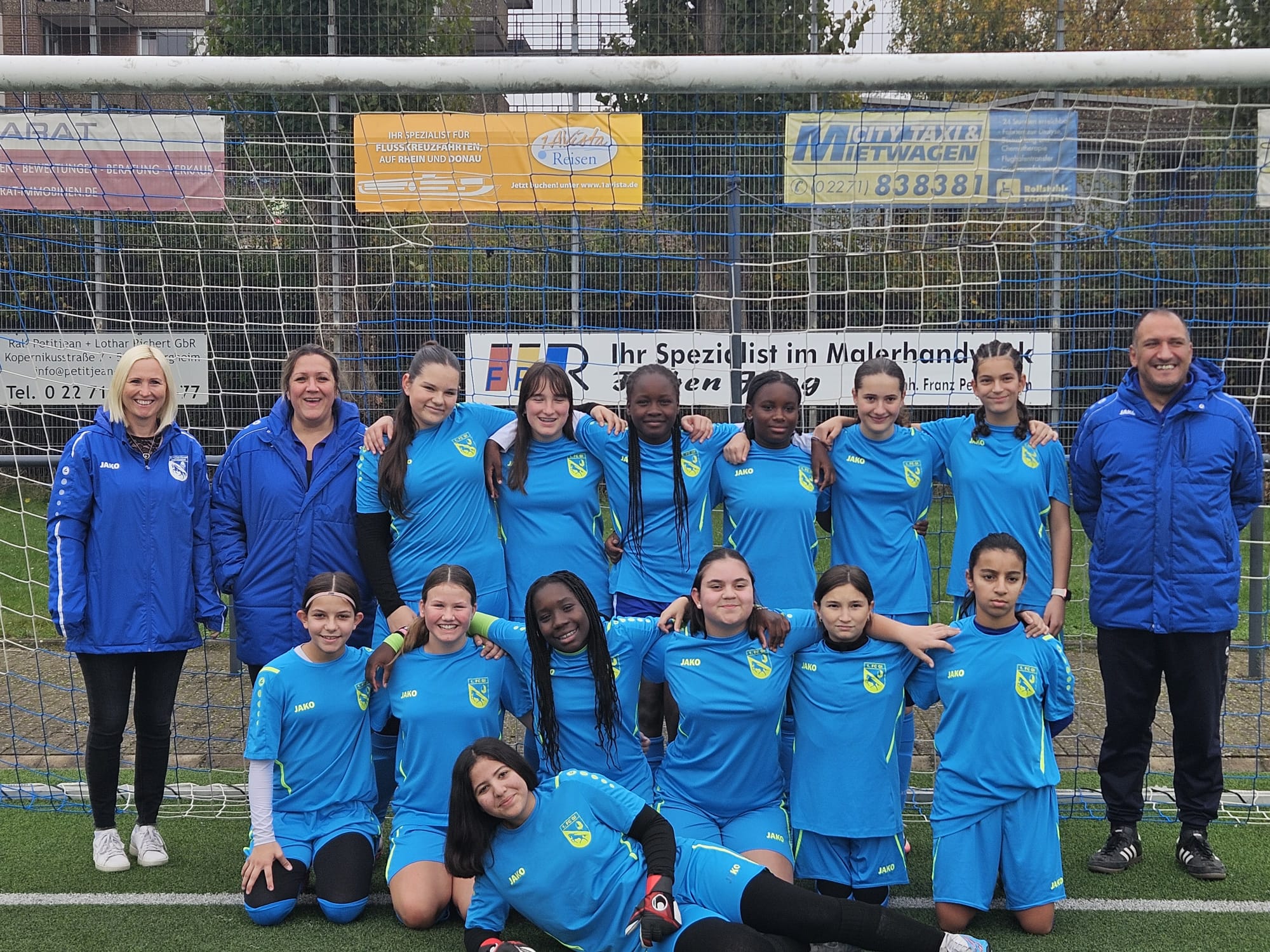 Mannschaftsfoto der D-Jugend Mädchen