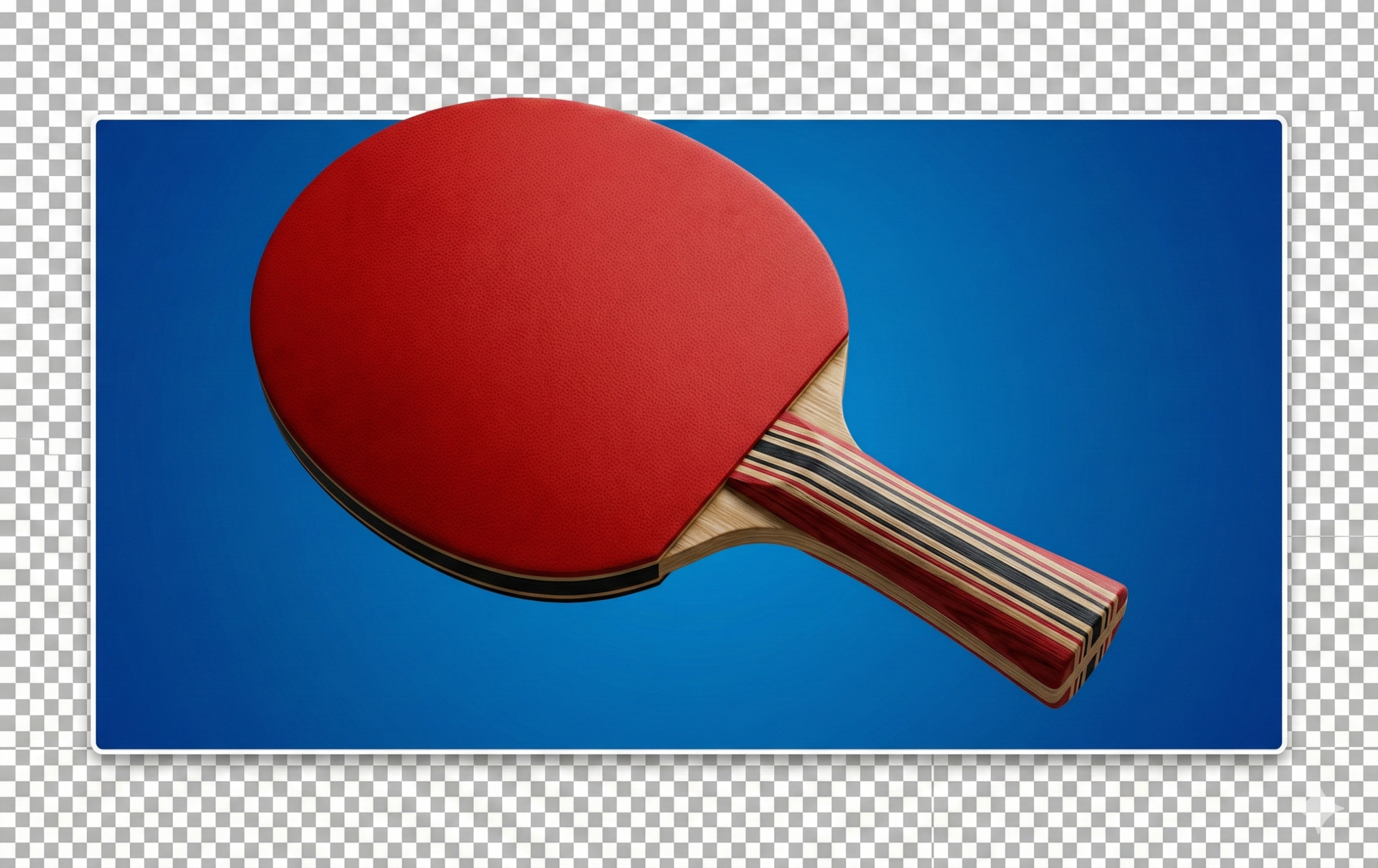 Realistischer Tischtennisschläger