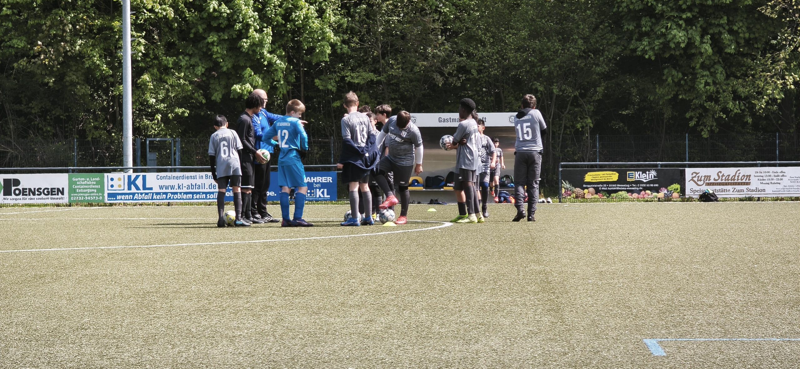 Szene aus der ersten Halbzeit